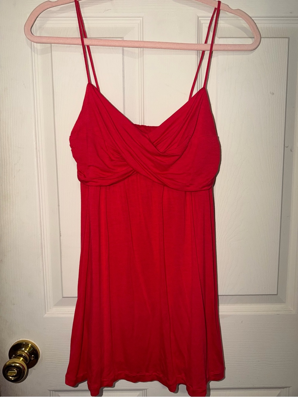 Red Spaghetti Strap top